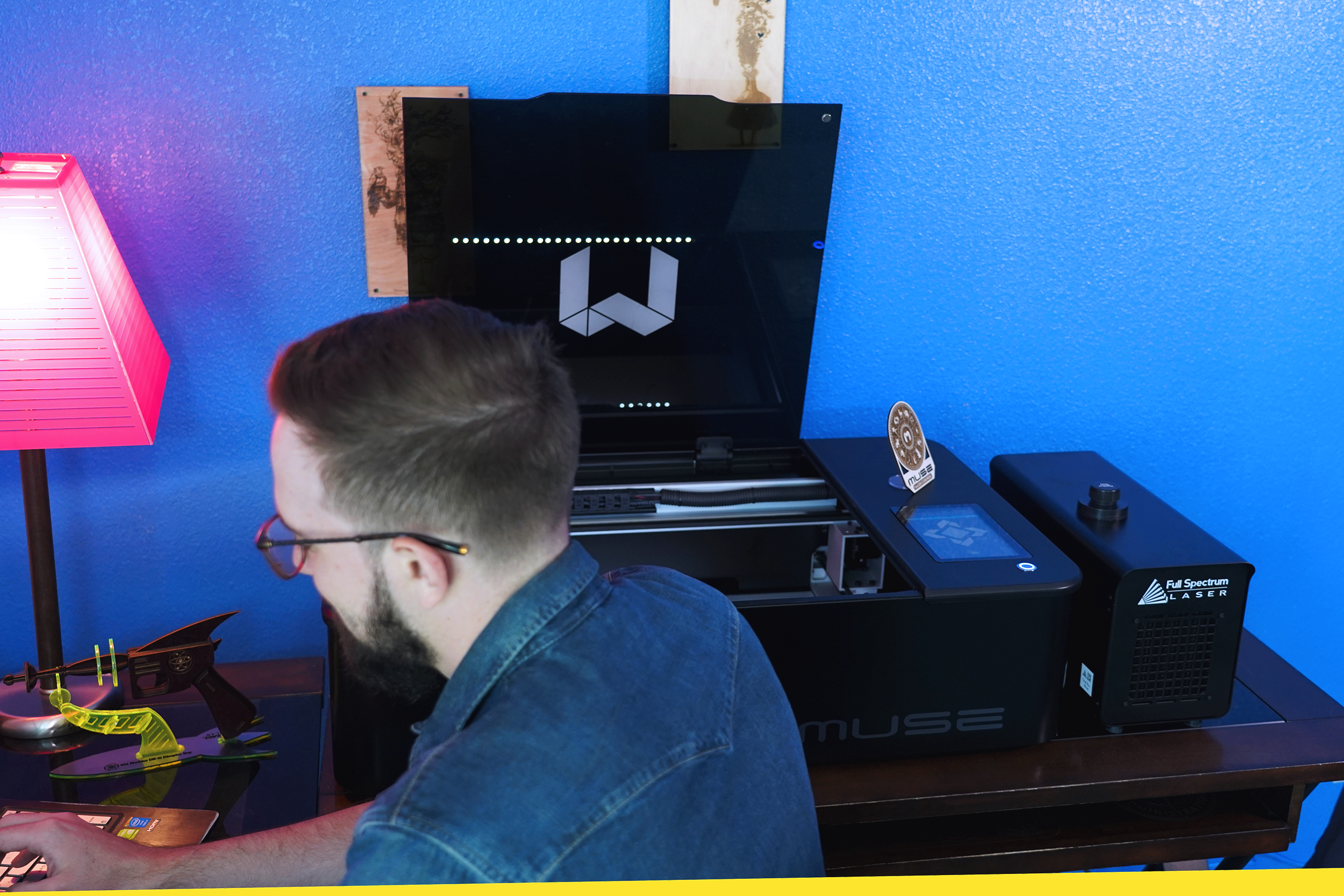 Muse 3D Autofocus 20"x12" Desktop CO2 Laser